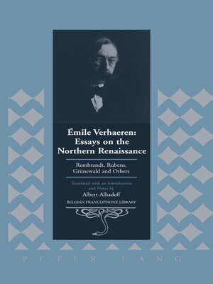 cover image of Émile Verhaeren